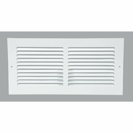 HOME IMPRESSIONS 6 In. x 14 In. Stamped Steel Return Air Grille 1RA1406WH